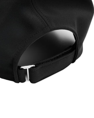 Organza Ribbon Logo Cap - Black