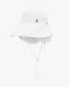 Rear cooling wide bonnet hat - Whtie