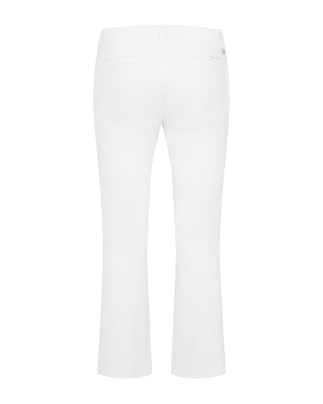 Ribbon pocket bootcut pants - White – Fairliar USA