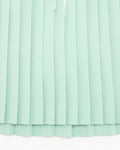 Magic Rib String Pleated Skirt - Mint