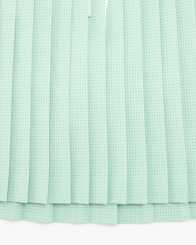 Magic Rib String Pleated Skirt - Mint
