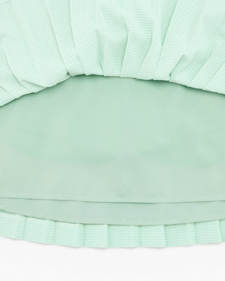 Magic Rib String Pleated Skirt - Mint