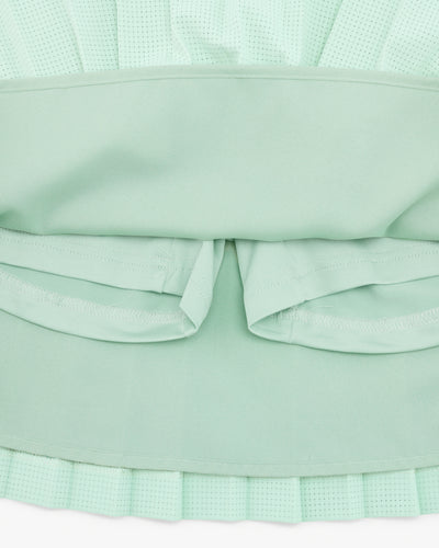 Magic Rib String Pleated Skirt - Mint