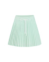 Magic Rib String Pleated Skirt - Mint