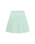 Magic Rib String Pleated Skirt - Mint