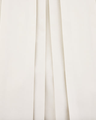 Logo-Embellished Pleated Skirt - Beige