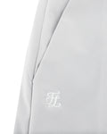 logo-embellished pleated skirt - Grey