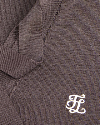 2-Way Tie Knit Vest - Cocoa