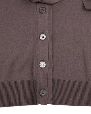 2-Way Tie Knit Vest - Cocoa