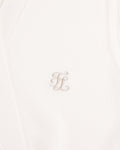 2-Way tie knit vest - Ivory