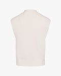 2-Way tie knit vest - Ivory