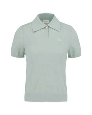 Pearl Point Short Sleeve Knit - Mint