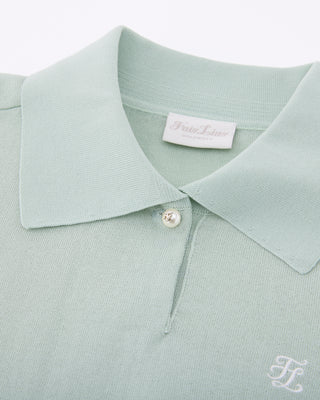 Pearl Point Short Sleeve Knit - Mint