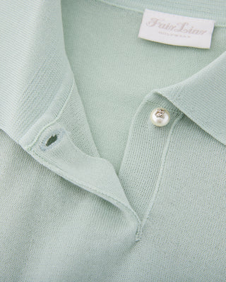 Pearl Point Short Sleeve Knit - Mint