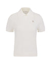 Pearl point short sleeve knit - White