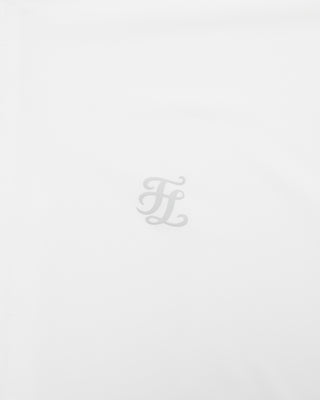 Cropped Cooling Zip-Up T-shirt - White