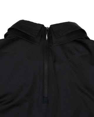 Front Shirring Sleeveless T-shirt - Black