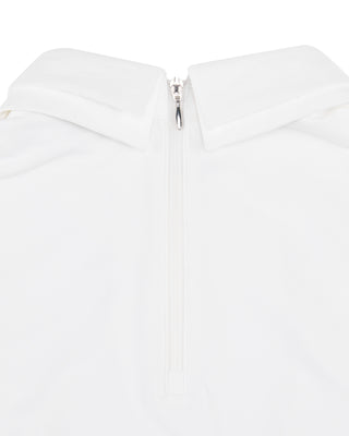 Front Shirring Sleeveless T-shirt - White