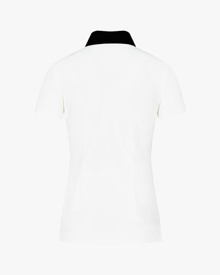 Patterned Ribbon Detachable T-shirt - White