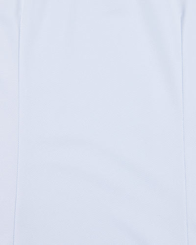 Botanical scarf set sleeveless t-shirt - Blue