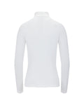 Organza Ribbon Long Sleeve Cooling T-Shirt - White