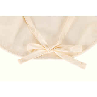 Wide-brimmed Bonnet Hat (Cream)