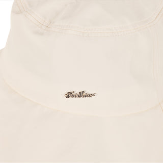 Wide-brimmed Bonnet Hat (Cream)