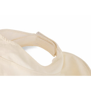 Ribbon Wide-brimmed Sun Hat (Cream)