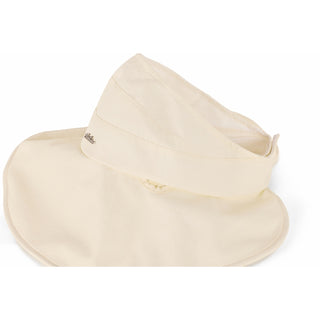 Ribbon Wide-brimmed Sun Hat (Cream)
