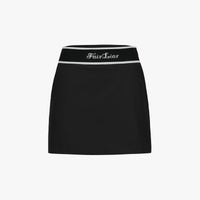 Back Logo Banding H-Skirt (Black)
