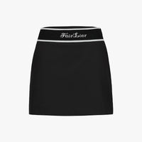 Back Logo Banding H-Skirt (Black)