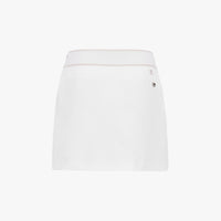 Back Logo Banding H-Skirt (White)