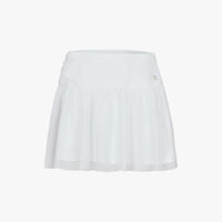 Tulle Drape Skirt (White)