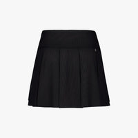 Rib Back Pleated Skirt (Black)