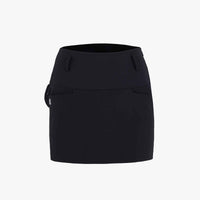 H line Ball Pouch Set Highwaisted Skirt (Black)