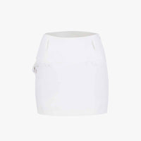 H line Ball Pouch Set Highwaisted Skirt (White)