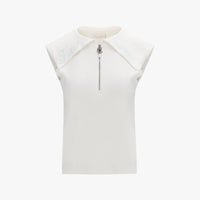 Sailor Half-zip Vest (White)