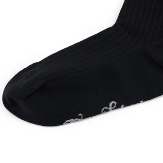 Lace Ribbon Summer Ankle Socks (Black)