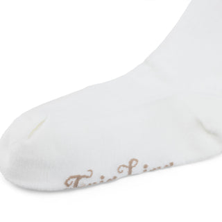 Lace Ribbon Summer Ankle Socks (White)