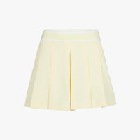 Banded Pleats Skort (Yellow)