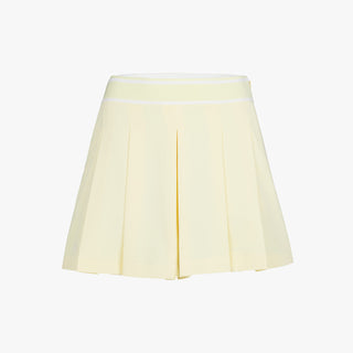 Banded Pleats Skort (Yellow)