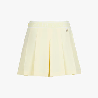 Banded Pleats Skort (Yellow)