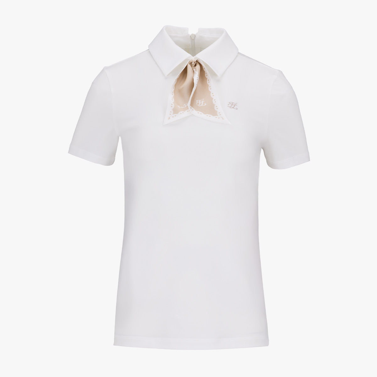 Petit Scarf set T-shirt (White)