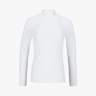 Logo Jacquard See-through T-shirt (White)