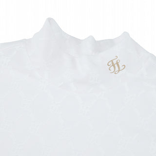 Logo Jacquard See-through T-shirt (White)