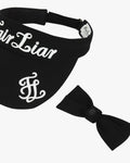 Logo Ribbon Wide Visor - Black