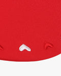Heart Logo Visor - Red
