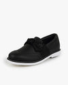 Ribbon Oxford Golf Shoes - Black