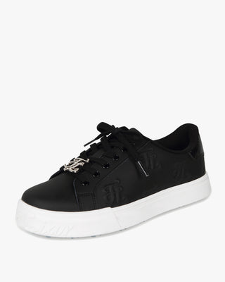 Embroidered Logo Golf Shoes (Black)