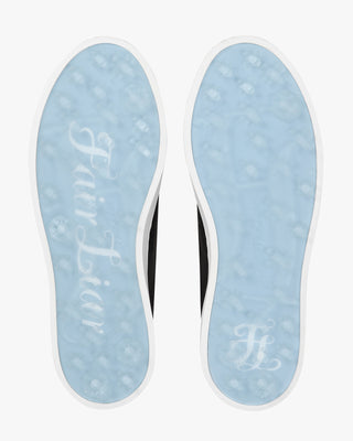 Embroidered Logo Golf Shoes (Black)